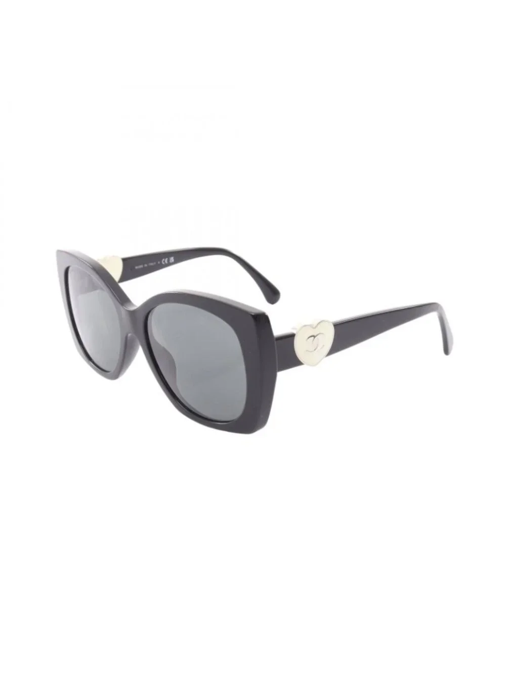 Chanel Sunglasses CC Logo Black Eyewear